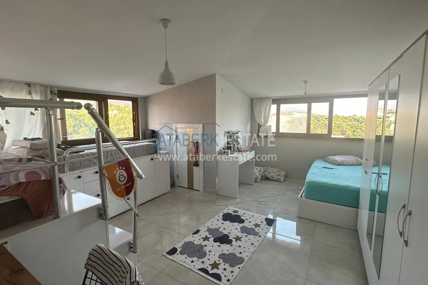 Purchase Duplex apartment with furniture, separate kitchen and mountain view — Kestel district, Alanya 8
