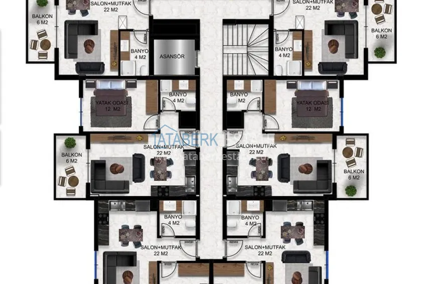 Buy cheap Apartments from a developer in Alanya - a complex with a hotel concept in the Oba area 2