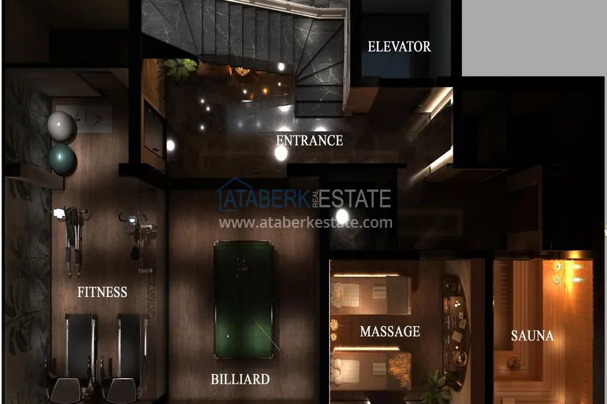Purchase An exclusive project of an elite cottage complex in the Kargicak district 42