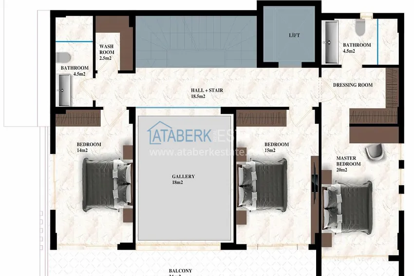 Buy cheap An exclusive project of an elite cottage complex in the Kargicak district 2