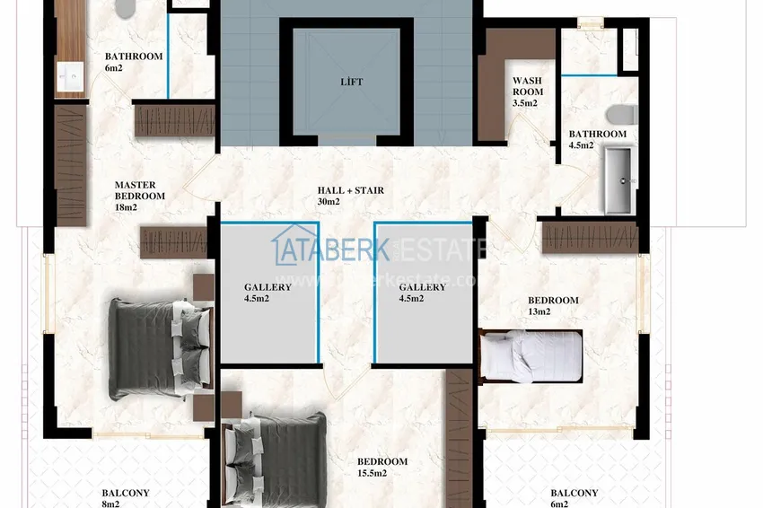 Buy cheap An exclusive project of an elite cottage complex in the Kargicak district 5