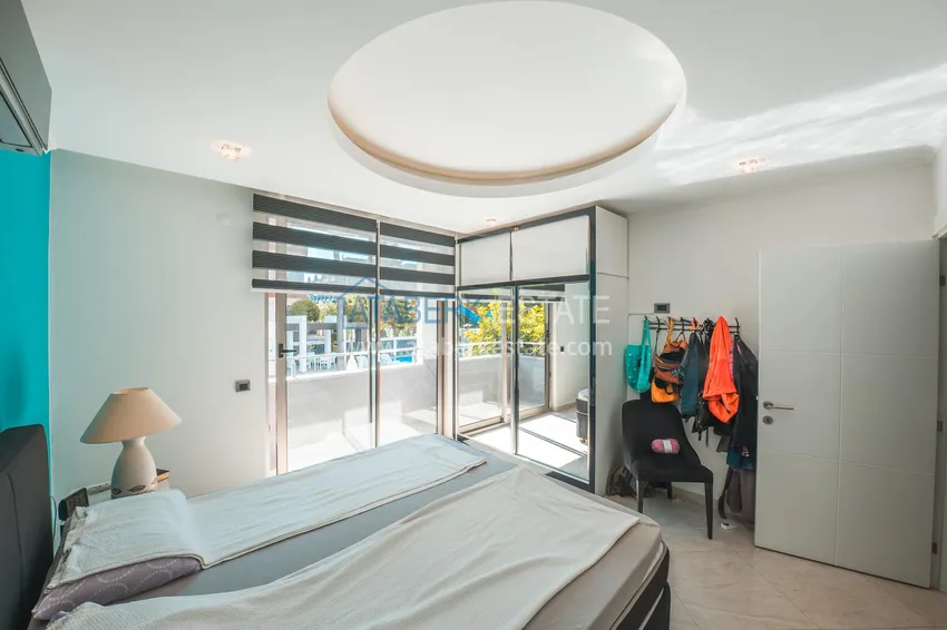 Kupuj Nieruchomość na zezwolenie na pobyt! Apartament 3+1 w prestiżowym kompleksie mieszkalnym w centrum regionu europejskiego — Oba, Alanya 11