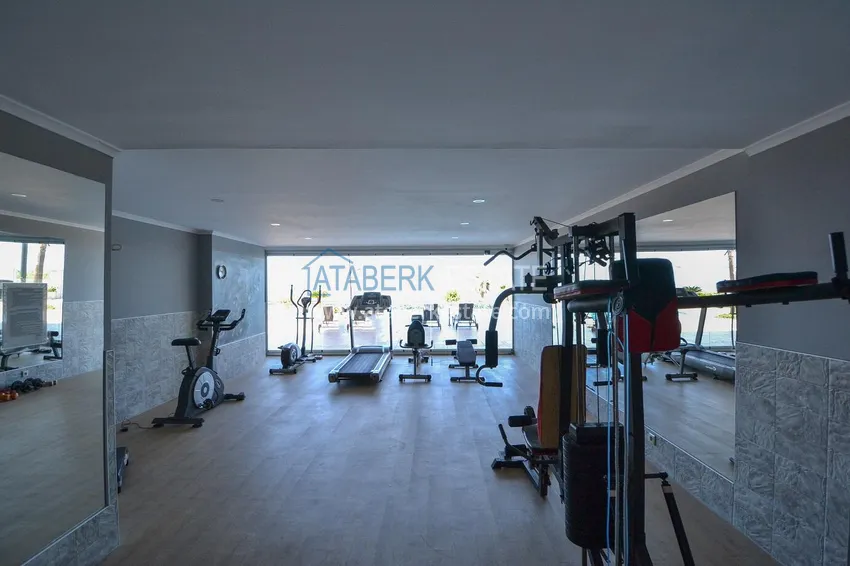 Furnished two bedroom apartment with sea view in Kargicak, Alanya 11