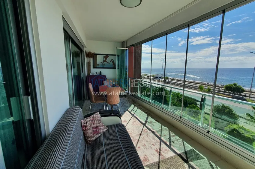 Kupuj Apartament z jedną sypialnią z przeszklonym balkonem i widokiem na morze, pierwsza linia brzegowa - dzielnica Kestel, Alanya 11
