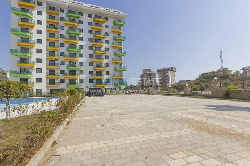 2+1 apartment with furniture and partial sea view, Avsallar district — Alanya 11