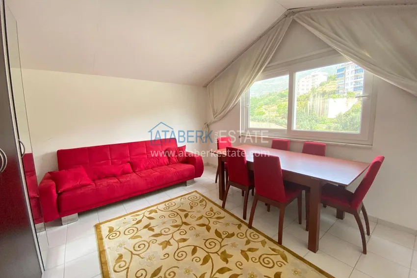 Purchase Duplex penthouse in Cikcilli, Alanya furnished in a small complex 14 