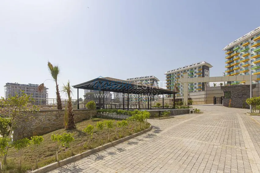 2+1 apartment with furniture and partial sea view, Avsallar district — Alanya 13