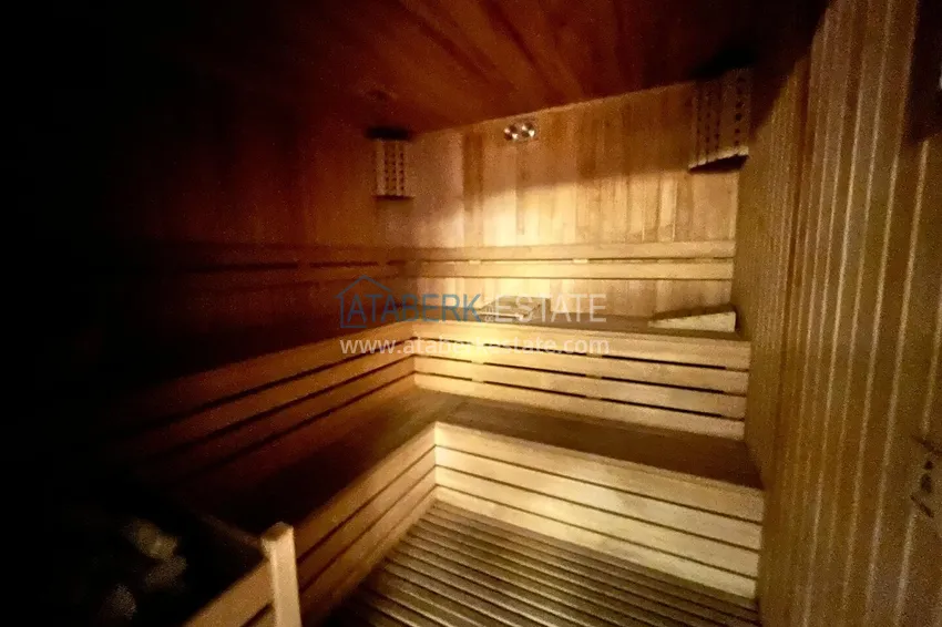 Furnished 1+1 apartment with sea view, Kargicak district — Alanya 15 