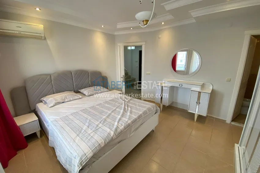 Purchase 4+1 duplex with separate kitchen and panoramic sea and mountain views - Mahmutlar district, Alanya 17 