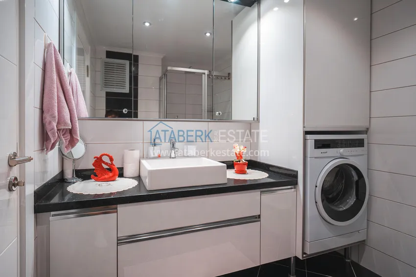 Kupuj Nieruchomość na zezwolenie na pobyt! Apartament 3+1 w prestiżowym kompleksie mieszkalnym w centrum regionu europejskiego — Oba, Alanya 19
