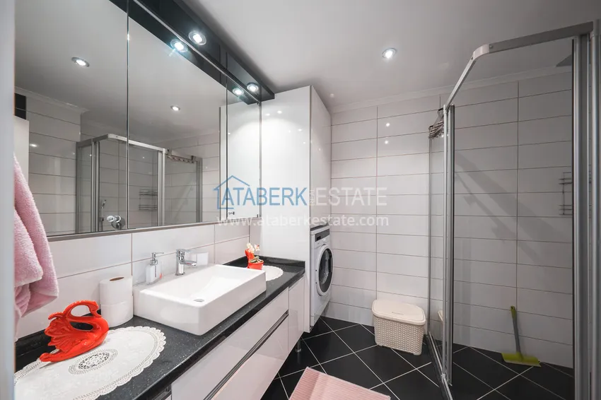 Kupuj Nieruchomość na zezwolenie na pobyt! Apartament 3+1 w prestiżowym kompleksie mieszkalnym w centrum regionu europejskiego — Oba, Alanya 20