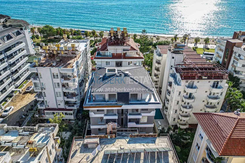 Dobrze wykończone apartamenty w nowym budynku - Alanya, plaża Kleopatra 5 