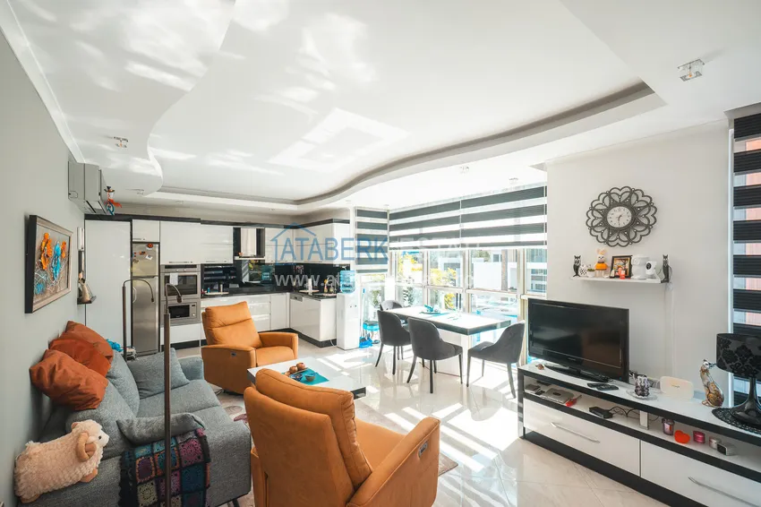 Kupuj Nieruchomość na zezwolenie na pobyt! Apartament 3+1 w prestiżowym kompleksie mieszkalnym w centrum regionu europejskiego — Oba, Alanya 2
