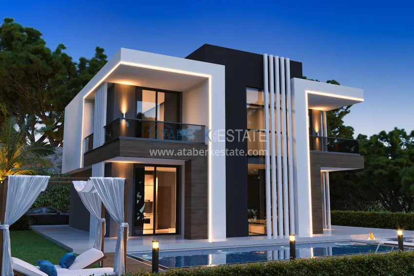An exclusive project of an elite cottage complex in the Kargicak district 16