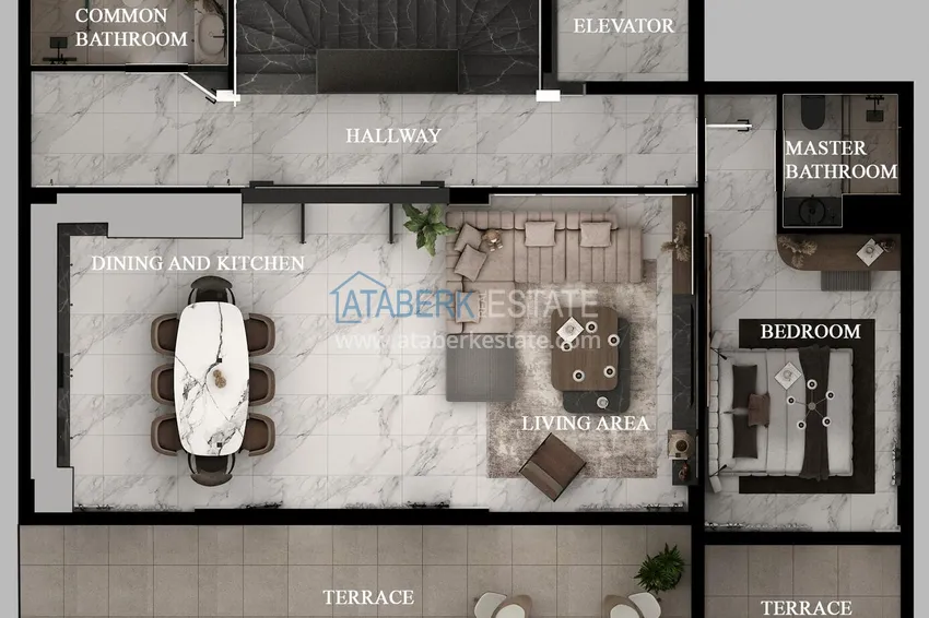 Purchase An exclusive project of an elite cottage complex in the Kargicak district 1