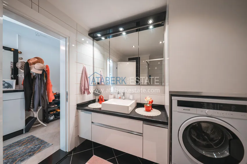 Kupuj Nieruchomość na zezwolenie na pobyt! Apartament 3+1 w prestiżowym kompleksie mieszkalnym w centrum regionu europejskiego — Oba, Alanya 21