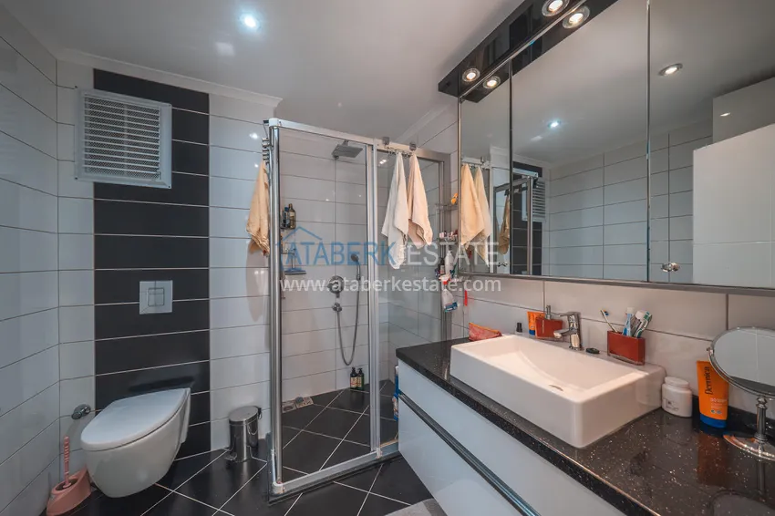 Kupuj Nieruchomość na zezwolenie na pobyt! Apartament 3+1 w prestiżowym kompleksie mieszkalnym w centrum regionu europejskiego — Oba, Alanya 22
