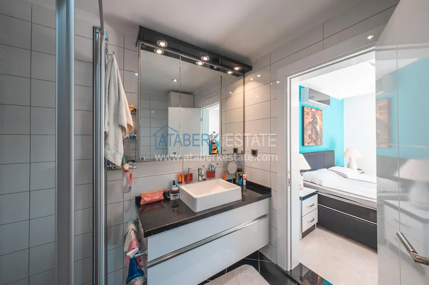 Kupuj Nieruchomość na zezwolenie na pobyt! Apartament 3+1 w prestiżowym kompleksie mieszkalnym w centrum regionu europejskiego — Oba, Alanya 23