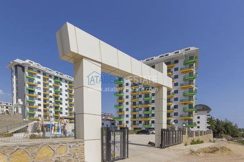 2+1 apartment with furniture and partial sea view, Avsallar district — Alanya 3