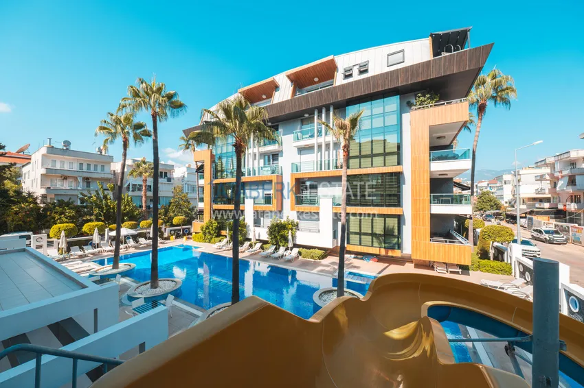 Nieruchomość na zezwolenie na pobyt! Apartament 3+1 w prestiżowym kompleksie mieszkalnym w centrum regionu europejskiego — Oba, Alanya 2