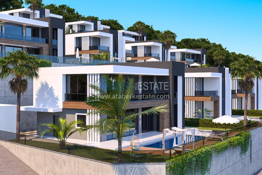 An exclusive project of an elite cottage complex in the Kargicak district 5