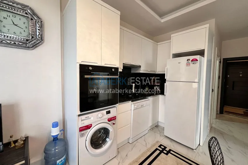 Kupuj Umeblowany apartament 1+1 z widokiem na morze, dzielnica Kargicak — Alanya 3 