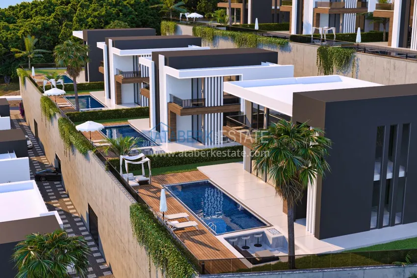 An exclusive project of an elite cottage complex in the Kargicak district 6