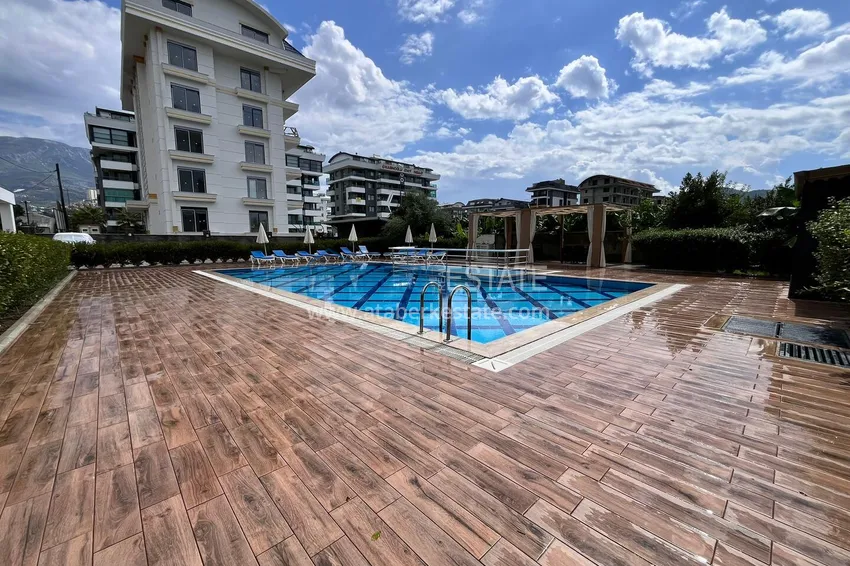 Umeblowany apartament 1+1 z widokiem na morze, dzielnica Kargicak — Alanya 4 