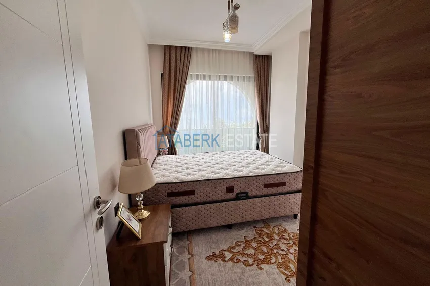 Kupuj Umeblowany apartament 1+1 z widokiem na morze, dzielnica Kargicak — Alanya 4 