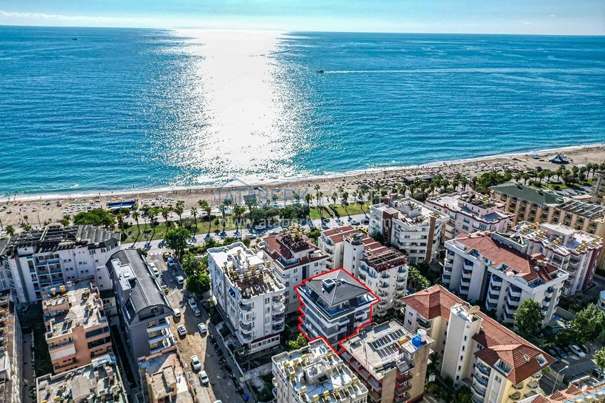 Dobrze wykończone apartamenty w nowym budynku - Alanya, plaża Kleopatra 4 
