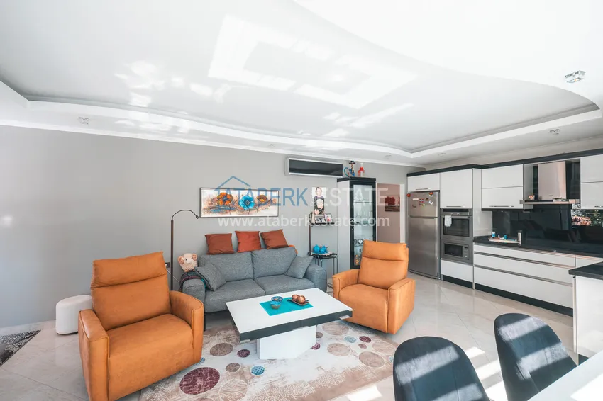 Kupuj Nieruchomość na zezwolenie na pobyt! Apartament 3+1 w prestiżowym kompleksie mieszkalnym w centrum regionu europejskiego — Oba, Alanya 5