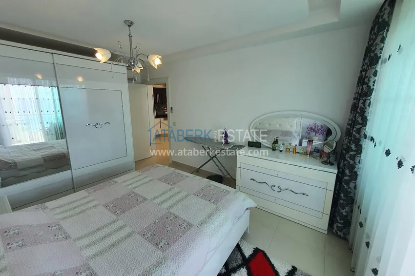Kupuj Apartament z jedną sypialnią z przeszklonym balkonem i widokiem na morze, pierwsza linia brzegowa - dzielnica Kestel, Alanya 5