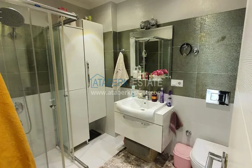 Kupuj Apartament z jedną sypialnią z przeszklonym balkonem i widokiem na morze, pierwsza linia brzegowa - dzielnica Kestel, Alanya 6