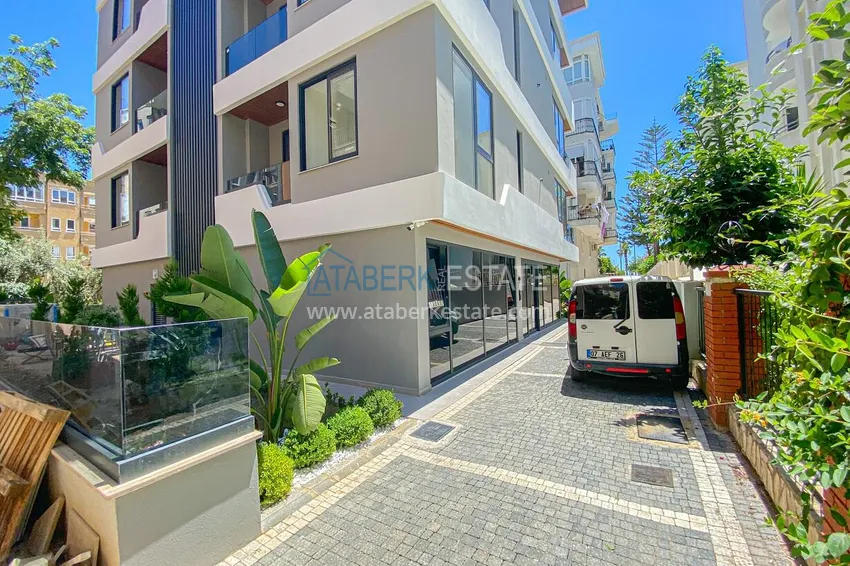 Dobrze wykończone apartamenty w nowym budynku - Alanya, plaża Kleopatra 6 