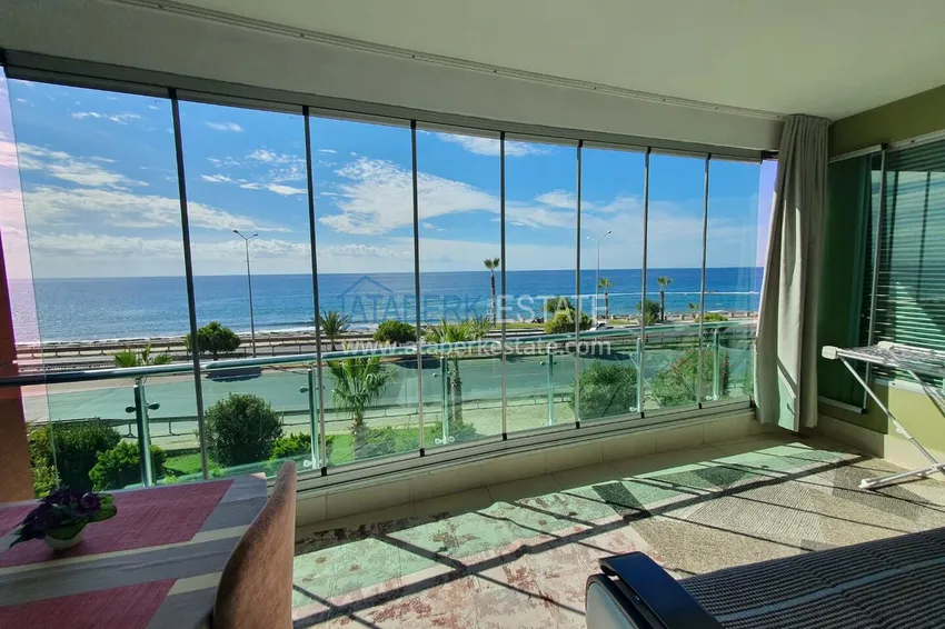 Kupuj Apartament z jedną sypialnią z przeszklonym balkonem i widokiem na morze, pierwsza linia brzegowa - dzielnica Kestel, Alanya 7
