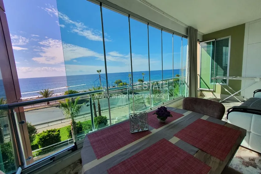 Kupuj Apartament z jedną sypialnią z przeszklonym balkonem i widokiem na morze, pierwsza linia brzegowa - dzielnica Kestel, Alanya 8