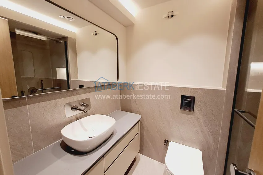 Kupuj 1+1 apartamenty od właściciela z widokiem na morze w nowym nowoczesnym kompleksie mieszkalnym w centrum Alanyi 8 