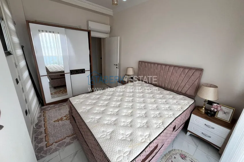 Kupuj Umeblowany apartament 1+1 z widokiem na morze, dzielnica Kargicak — Alanya 8 