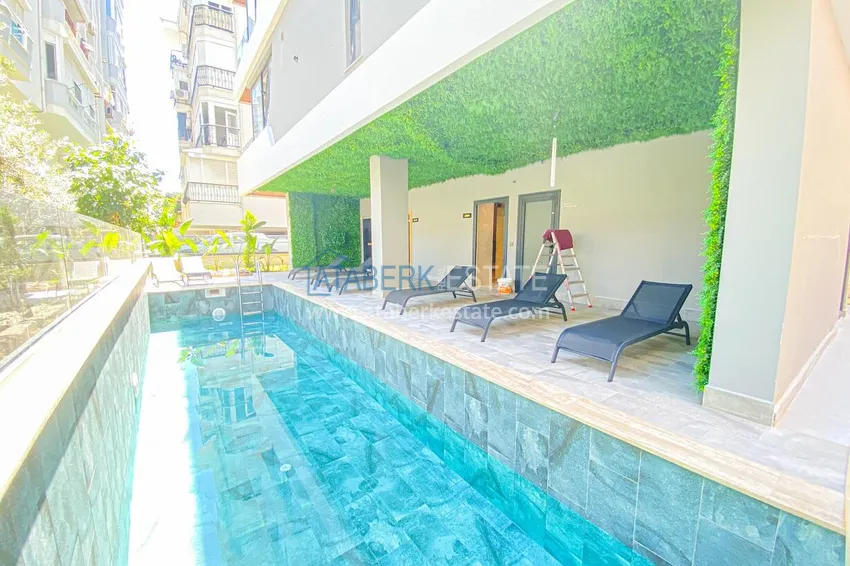 Dobrze wykończone apartamenty w nowym budynku - Alanya, plaża Kleopatra 9 