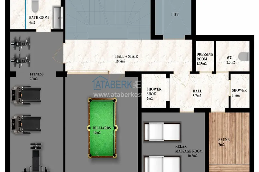 Buy cheap An exclusive project of an elite cottage complex in the Kargicak district 3