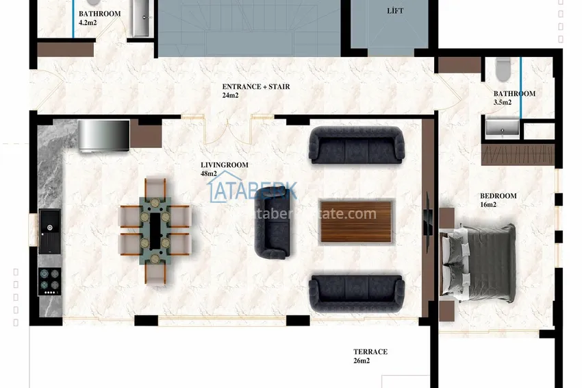 Buy cheap An exclusive project of an elite cottage complex in the Kargicak district 1