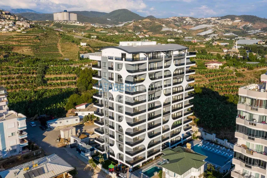 Jednopokojowy apartament z widokiem na morze i góry, dzielnica Mahmutlar — Alanya 2