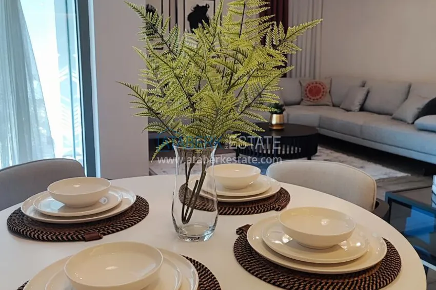 Purchase Two-bedroom apartment with furniture and panoramic sea views in a premium complex — Antalya, Kepez 13