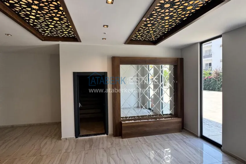 Turnkey two-bedroom apartment with sea view in Mersin - Tomyuk 10 