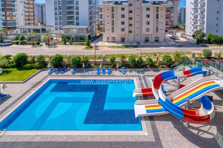 Apartament pod klucz z dwiema sypialniami w Mahmutlar w nowoczesnym kompleksie 11