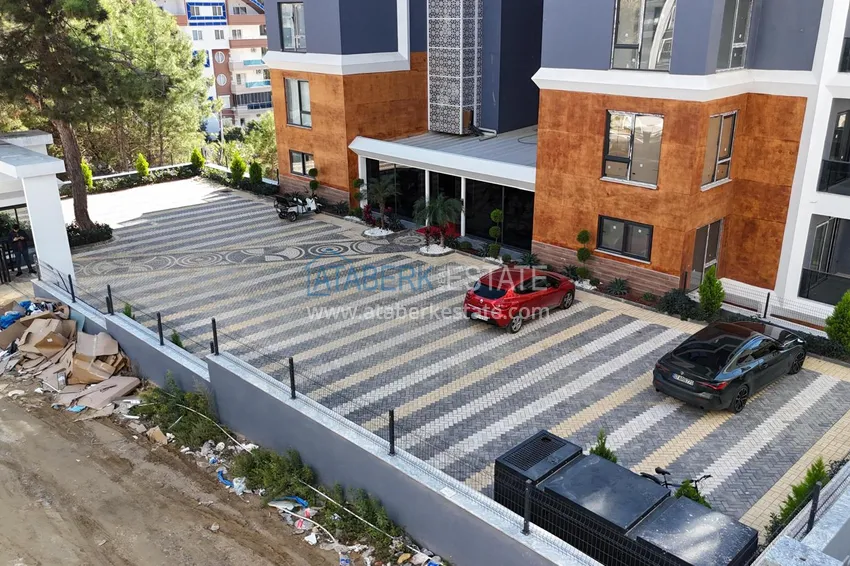 Gotowe mieszkanie 1+1 w nowym kompleksie mieszkalnym, dzielnica Avsallar — Alanya 11