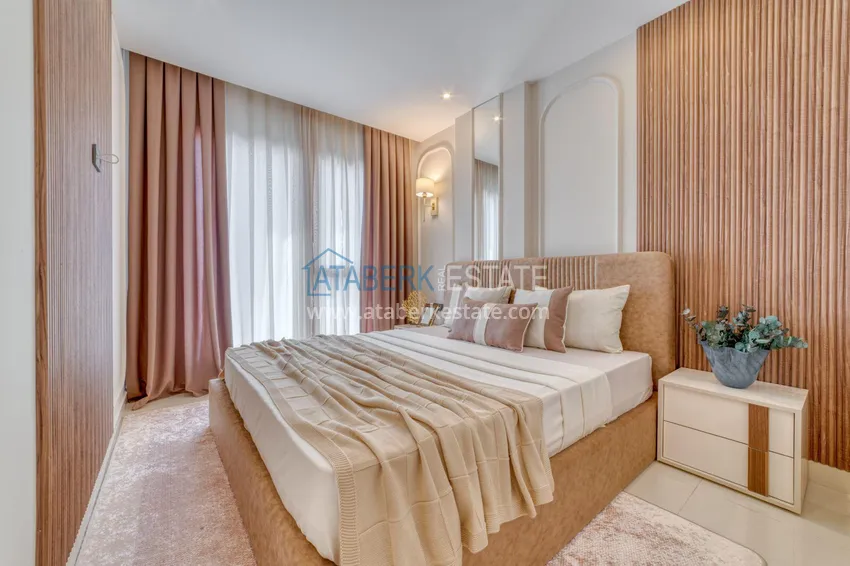 Kupuj Apartament pod klucz z dwiema sypialniami w Mahmutlar w nowoczesnym kompleksie 12