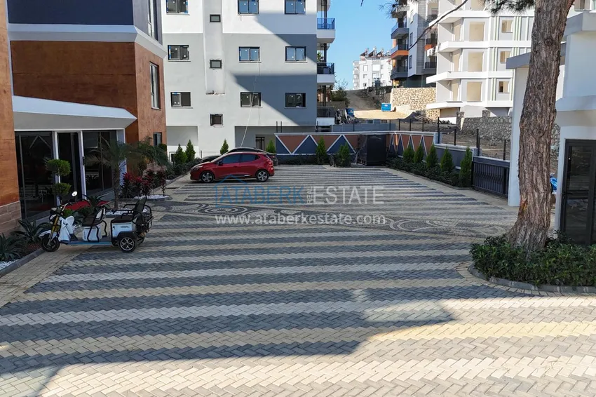 Gotowe mieszkanie 1+1 w nowym kompleksie mieszkalnym, dzielnica Avsallar — Alanya 12