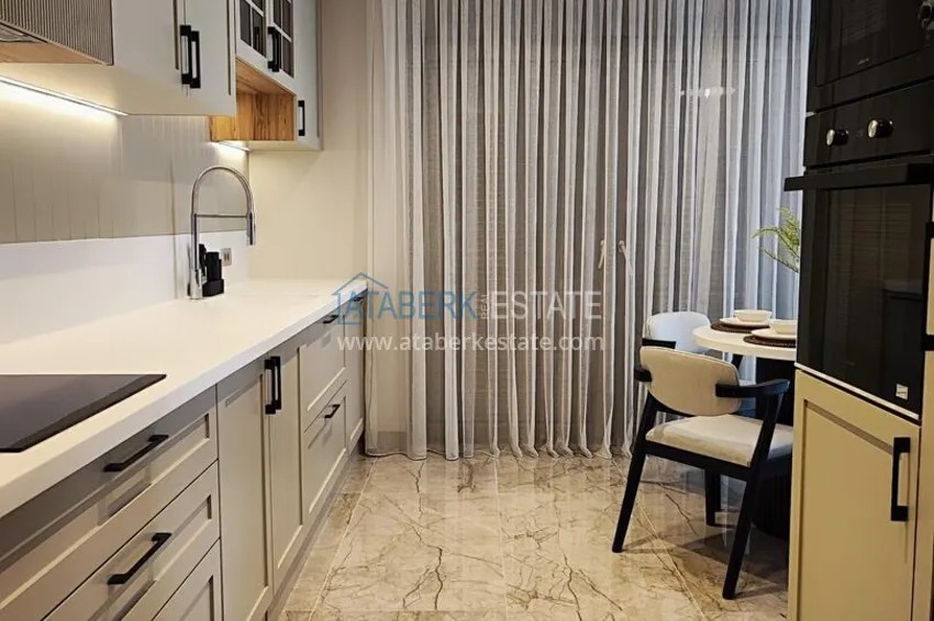 Purchase Two-bedroom apartment with furniture and panoramic sea views in a premium complex — Antalya, Kepez 16