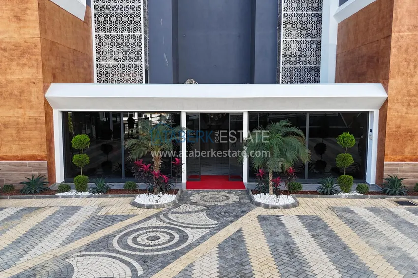 Gotowe mieszkanie 1+1 w nowym kompleksie mieszkalnym, dzielnica Avsallar — Alanya 13